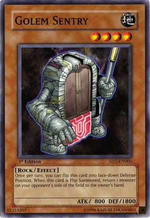 Golem Sentry (Common) (SD7-EN008) - Structure Deck: Invincible Fortress Unlimited