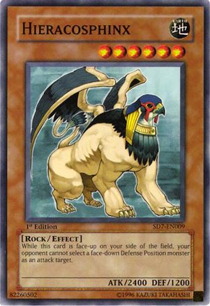 Hieracosphinx (Common) (SD7-EN009) - Structure Deck: Invincible Fortress 1st Edition