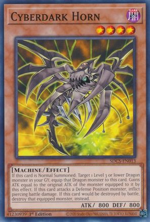 Cyberdark Horn (Common) (SDCS-EN013) - Structure Deck: Cyber Strike Unlimited