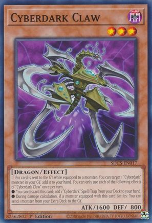 Cyberdark Claw (Common) (SDCS-EN017) - Structure Deck: Cyber Strike Unlimited