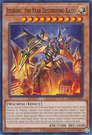 Jizukiru, the Star Destroying Kaiju (Common) (SDCS-EN019) - Structure Deck: Cyber Strike Unlimited