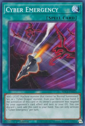 Cyber Emergency (Common) (SDCS-EN025) - Structure Deck: Cyber Strike Unlimited
