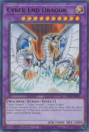 Cyber End Dragon (Ultra Rare) (SDCS-EN041) - Structure Deck: Cyber Strike Unlimited