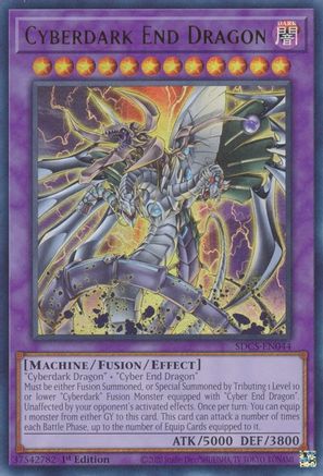 Cyberdark End Dragon (Ultra Rare) (SDCS-EN044) - Structure Deck: Cyber Strike 1st Edition