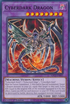 Cyberdark Dragon (Common) (SDCS-EN045) - Structure Deck: Cyber Strike Unlimited