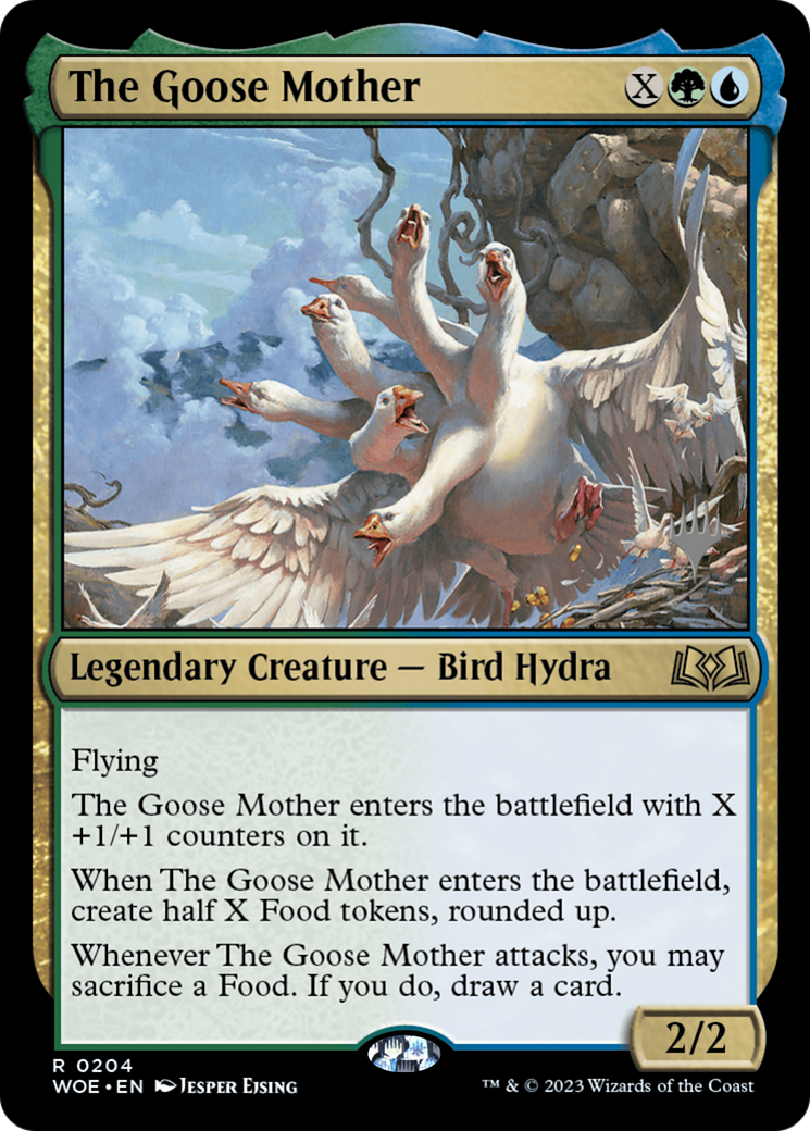 The Goose Mother (PPWOE-204) [Promo Pack: Wilds of Eldraine Promos] Foil