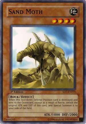 Sand Moth (Common) (SD7-EN015) - Structure Deck: Invincible Fortress 1st Edition