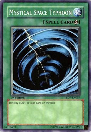 Mystical Space Typhoon (Common) (SD7-EN017) - Structure Deck: Invincible Fortress Unlimited