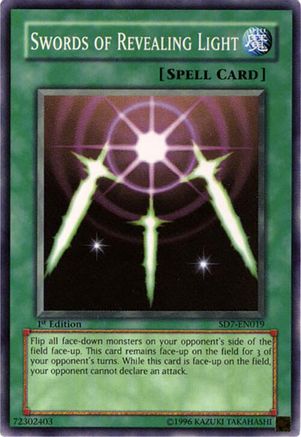 Swords of Revealing Light (Common) (SD7-EN019) - Structure Deck: Invincible Fortress Unlimited