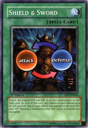 Shield & Sword (Common) (SD7-EN020) - Structure Deck: Invincible Fortress 1st Edition