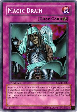 Magic Drain (Common) (SD7-EN028) - Structure Deck: Invincible Fortress Unlimited