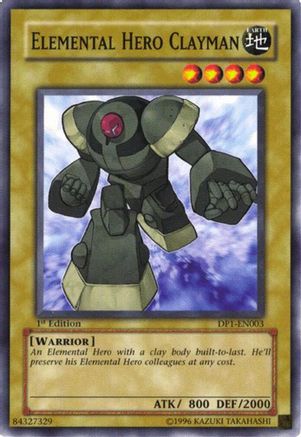 Elemental Hero Clayman (Common) (DP1-EN003) - Duelist Pack 1: Jaden Yuki 1st Edition