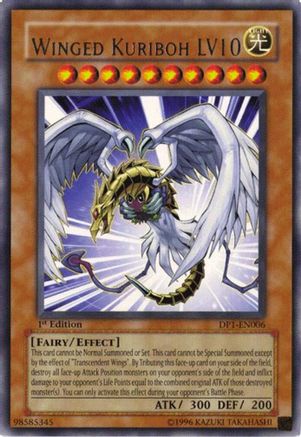 Winged Kuriboh LV10 (Rare) (DP1-EN006) - Duelist Pack 1: Jaden Yuki Unlimited