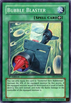 Bubble Blaster (Super Rare) (DP1-EN023) - Duelist Pack 1: Jaden Yuki 1st Edition