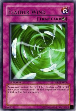Feather Wind (Rare) (DP1-EN029) - Duelist Pack 1: Jaden Yuki Unlimited