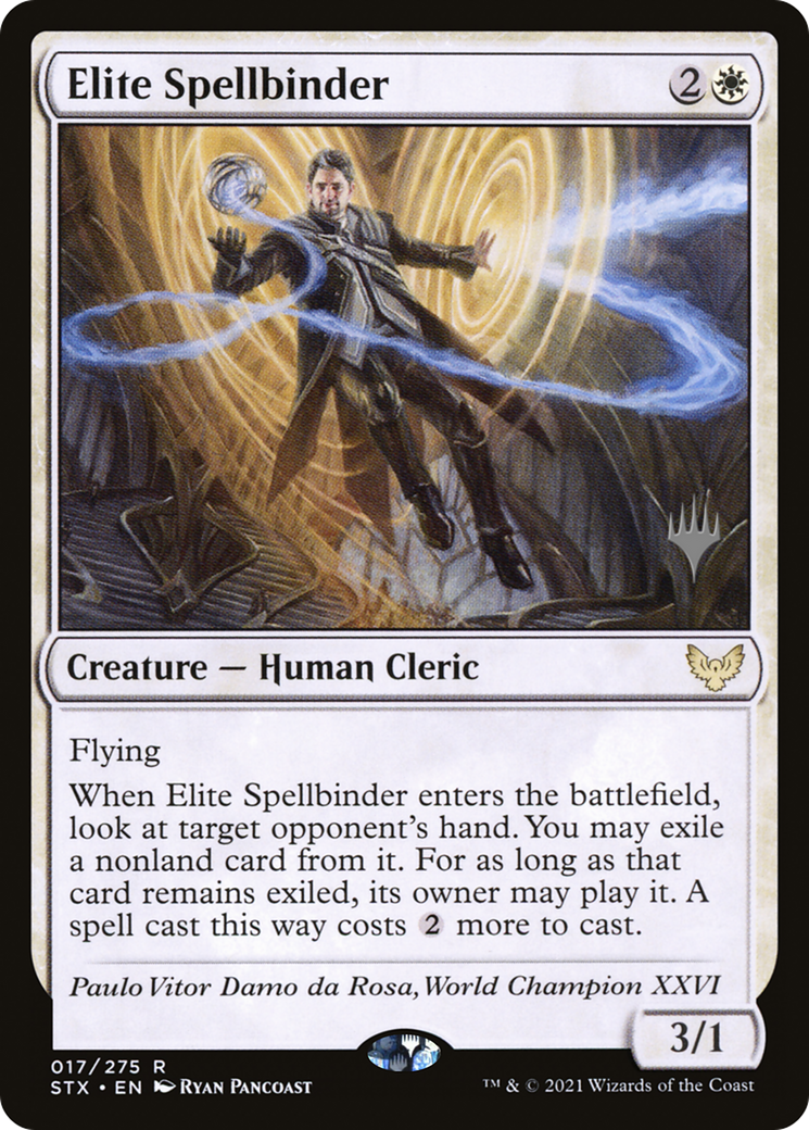 Elite Spellbinder (PPSTX-017) [Promo Pack: Strixhaven: School of Mages Promos]