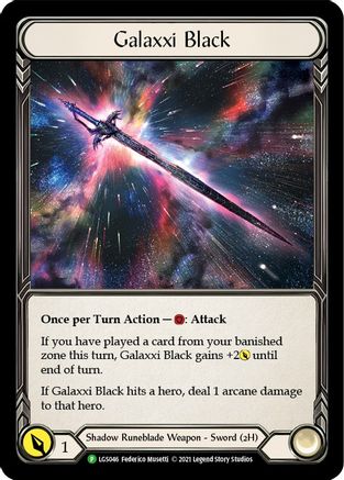 Galaxxi Black - LGS046 (LGS046) - Flesh and Blood: Promo Cards Cold Foil