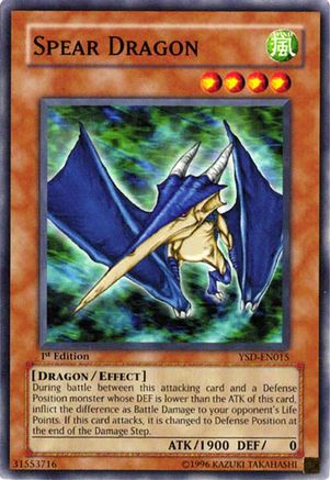 Spear Dragon (Common) (YSD-EN015) - Starter Deck 2006 1st Edition