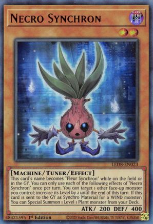 Necro Synchron (Ultra Rare) (LED8-EN023) - Legendary Duelists: Synchro Storm 1st Edition