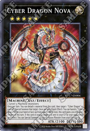 Cyber Dragon Nova (Super Rare) (OP17-EN006) - OTS Tournament Pack 17 Unlimited