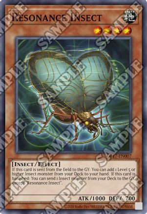 Resonance Insect (Super Rare) (OP17-EN007) - OTS Tournament Pack 17 Unlimited