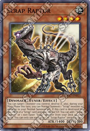 Scrap Raptor (Super Rare) (OP17-EN011) - OTS Tournament Pack 17 Unlimited