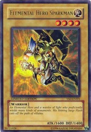 Elemental HERO Sparkman (Ultra Rare) (YSD-ENS01) - Starter Deck 2006 Limited