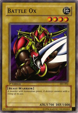 Battle Ox (Common) (SKE-002) - Starter Deck: Kaiba Evolution Unlimited