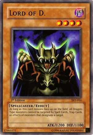 Lord of D. (Common) (SKE-016) - Starter Deck: Kaiba Evolution 1st Edition