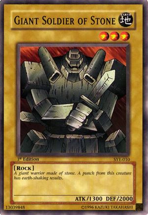 Giant Soldier of Stone (SYE-010) - Starter Deck: Yugi Evolution Unlimited