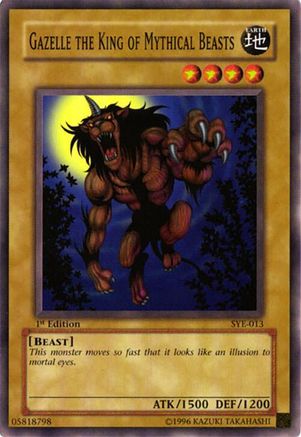 Gazelle the King of Mythical Beasts (Common) (SYE-013) - Starter Deck: Yugi Evolution Unlimited
