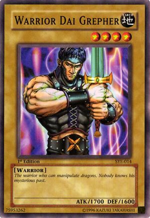 Warrior Dai Grepher (Common) (SYE-014) - Starter Deck: Yugi Evolution 1st Edition