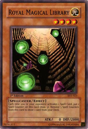 Royal Magical Library (Common) (SYE-023) - Starter Deck: Yugi Evolution 1st Edition