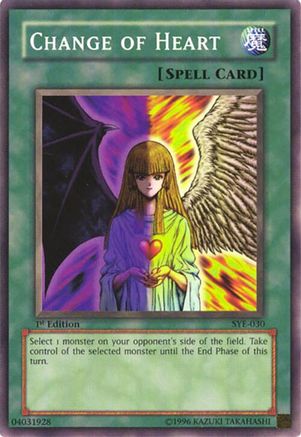 Change of Heart (Common) (SYE-030) - Starter Deck: Yugi Evolution Unlimited