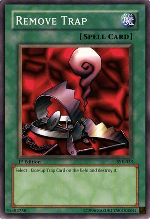 Remove Trap (Common) (SYE-033) - Starter Deck: Yugi Evolution Unlimited