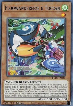 Floowandereeze & Toccan (Common) (BODE-EN016) - Burst of Destiny 1st Edition