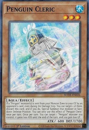 Penguin Cleric (Common) (BODE-EN026) - Burst of Destiny 1st Edition