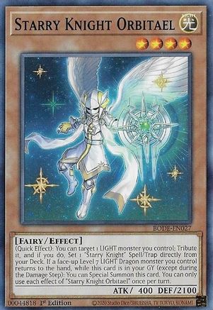 Starry Knight Orbitael (Common) (BODE-EN027) - Burst of Destiny 1st Edition