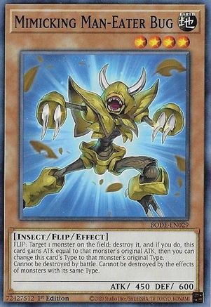 Mimicking Man-Eater Bug (Common) (BODE-EN029) - Burst of Destiny 1st Edition
