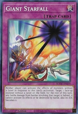 Giant Starfall (Common) (BODE-EN079) - Burst of Destiny 1st Edition