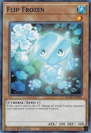 Flip Frozen (Common) (BODE-EN092) - Burst of Destiny 1st Edition