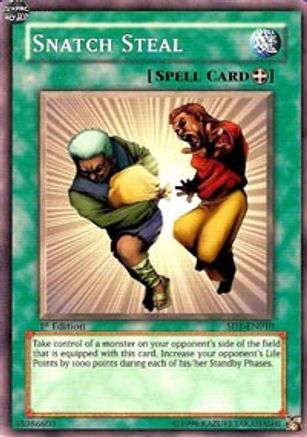 Snatch Steal (Common) (SD1-EN010) - Structure Deck: Dragon's Roar Unlimited