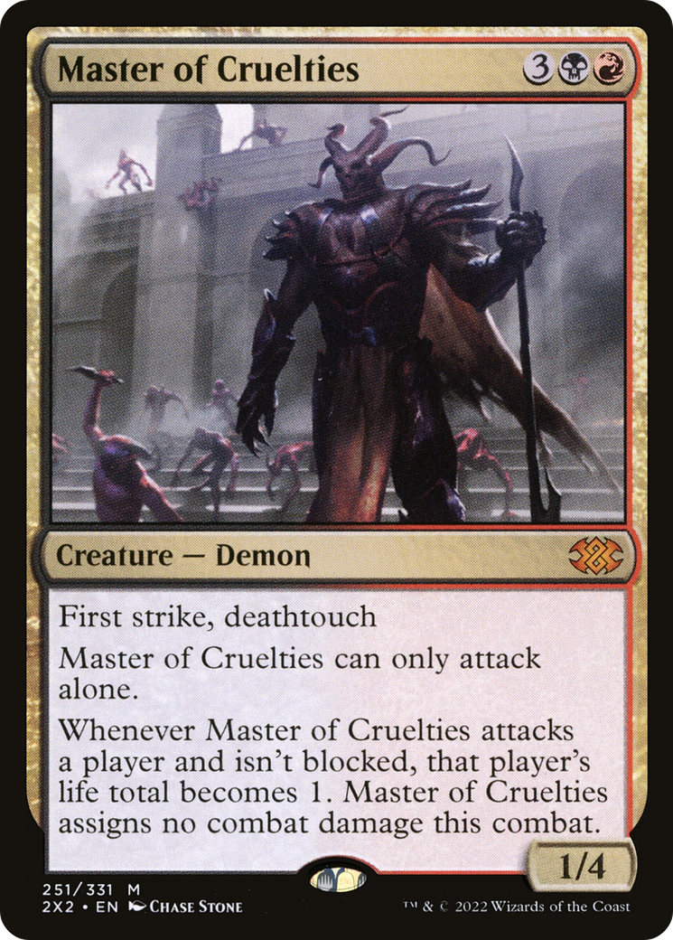 Master of Cruelties (2X2-251) [Double Masters 2022] Foil