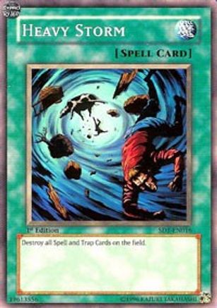 Heavy Storm (Common) (SD1-EN016) - Structure Deck: Dragon's Roar 1st Edition