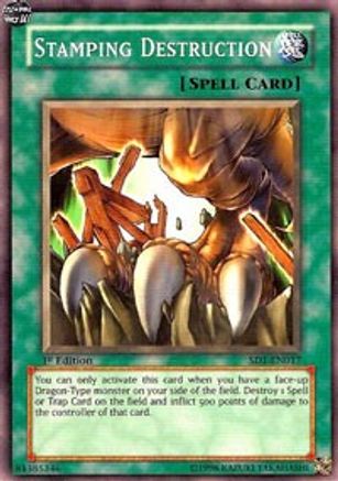 Stamping Destruction (Common) (SD1-EN017) - Structure Deck: Dragon's Roar Unlimited