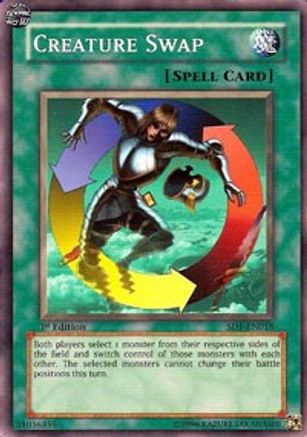 Creature Swap (Common) (SD1-EN018) - Structure Deck: Dragon's Roar Unlimited