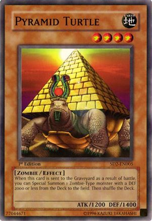Pyramid Turtle (Common) (SD2-EN005) - Structure Deck: Zombie Madness Unlimited