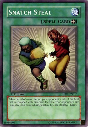 Snatch Steal (Common) (SD2-EN013) - Structure Deck: Zombie Madness 1st Edition