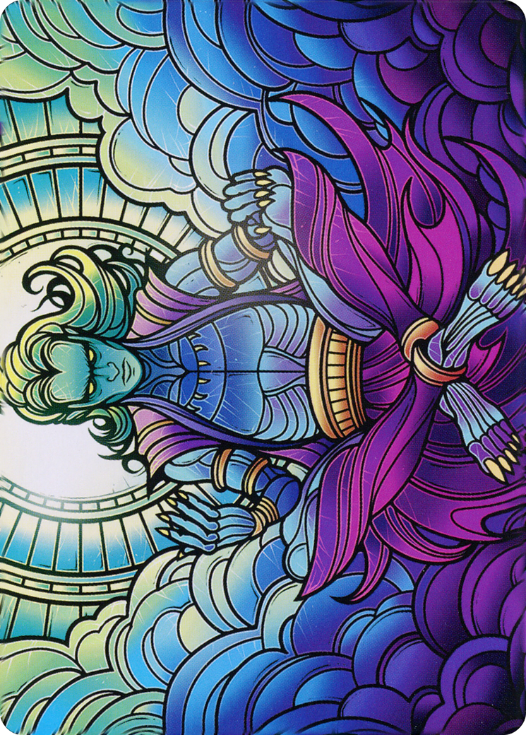 Zur, Eternal Schemer // Zur, Eternal Schemer (ADMU-081) (Borderless) [Dominaria United Art Series]