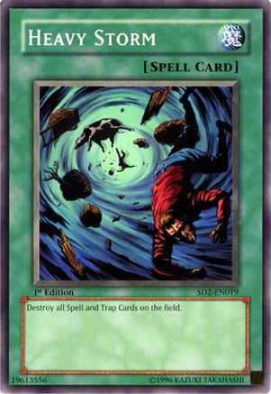 Heavy Storm (Common) (SD2-EN019) - Structure Deck: Zombie Madness 1st Edition